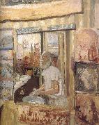 Edouard Vuillard In the mirror of herself oil painting artist
